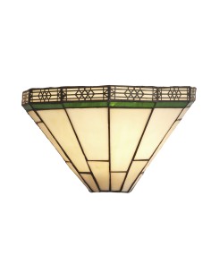 Searchlight® I Аплик New York - месинг, метал и витражи I 1 x E14 - 4417-18 - Цена | LEDs4economy