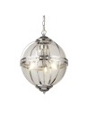 Searchlight® I Пендел Coronet - хромиран метал и стъкло I 3 x E14 - 44213-3CC