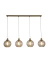 Searchlight® I Пендел Radiance Bar, злато и шампанско I 4 x E27 - 44520-4CP