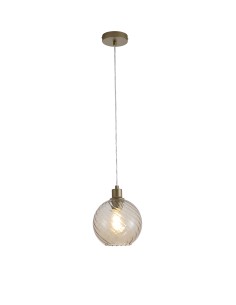 Searchlight® I Пендел Radiance, злато и шампанско I 1 x E27 - 44520CP - Цена | LEDs4economy