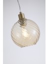 Searchlight® I Пендел Radiance, злато и шампанско I 1 x E27 - 44520CP - 3
