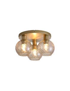 Searchlight® I Radiance плафон, златист метал и шампанско I 3 x E27 - 44521CP - Цена | LEDs4economy