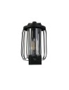 Searchlight® I Аплик Reed с PIR, черен метал и PC абажур I x E27 - 44610BK-PIR - 2