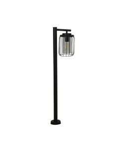 Searchlight® I Градински стълб Reed, черен метал и PC абажур I 1 x E27 - 44611BK - Цена | LEDs4economy 2