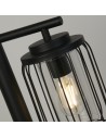 Searchlight® I Градински стълб Reed, черен метал и PC абажур I 1 x E27 - 44611BK - 3