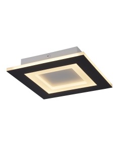 Searchlight® I Squary LED квадратен Плафон, Матово черно. I 1 x LED - 44714BK - Цена | LEDs4economy