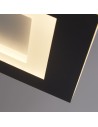 Searchlight® I Squary LED квадратен Плафон, Матово черно. I 1 x LED - 44715BK - 3