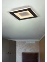 Searchlight® I Squary LED квадратен Плафон, Матово черно. I 1 x LED - 44715BK - 5