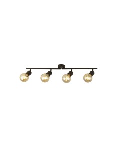 Searchlight® I Dance Split Bar Спот - пясъчно-блек метъл I 4 x E27 - 45202-4BK - Цена | LEDs4economy