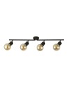 Searchlight® I Dance Split Bar Спот - пясъчно-блек метъл I 4 x E27 - 45202-4BK - 2