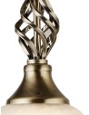 Searchlight® I Cameroon Пендел - античен месинг, метал и стъкло I 1 x E27 - 4581-14AB - 3