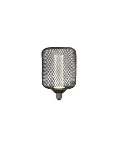 Searchlight® I Декоративна крушка Wire Mesh - черен метал (4.5W, 4000K) I 1 x E27 - 46002BK - Цена | LEDs4economy