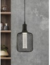 Searchlight® I Декоративна крушка Wire Mesh - черен метал (4.5W, 4000K) I 1 x E27 - 46002BK - 5