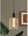 Searchlight® I Декоративна крушка Wire Mesh - златист метал (4.5W, 4000K) I 1 x E27 - 46002GO - 5