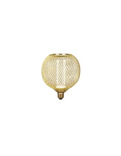 Searchlight® I Декоративна крушка Wire Mesh - златист метал (4.5W, 4000K) I 1 x E27 - 46003GO - Цена | LEDs4economy