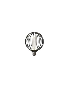 Searchlight® I Декоративна крушка Globe - черен метал (4.5W, 4000K) I 1 x E27 - 46004BK - Цена | LEDs4economy