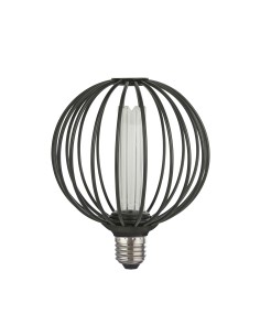 Searchlight® I Декоративна крушка Globe - черен метал (4.5W, 4000K) I 1 x E27 - 46004BK - Цена | LEDs4economy 2