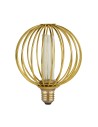 Searchlight® I Декоративна крушка Globe - златист метал (4.5W, 4000K) I 1 x E27 - 46004GO - 2
