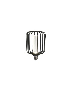Searchlight® I Декоративна крушка - черен метал (4.5W, 4000K) I 1 x E27 - 46005BK - Цена | LEDs4economy