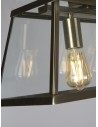 Searchlight® I Пендел Voyager - Античен месинг, метал и стъкло I 5 x E27 - 4614-5AB - 3