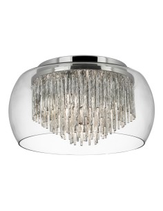Searchlight® I Curva плафон - Хромиран метал и кристално стъкло I 4 x G9 - 4624-4CC - Цена | LEDs4economy