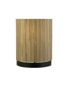 Searchlight® I Аплик Meadow, абажур от естествена трева и черен метал I 1 x E14 - 49714BK - Цена | LEDs4economy