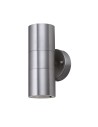 Searchlight® I Външен аплик Metro - неръждаема стомана, метал и стъкло I 2 x GU10 - 5008-2-LED - 2