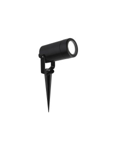 Searchlight® I Градинска лампа Спот Spikey - черен поликарбонат I 1 x GU10 - 5010BK - Цена | LEDs4economy