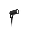 Searchlight® I Градинска лампа Спот Spikey - черен поликарбонат I 1 x GU10 - 5010BK