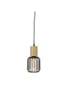 Searchlight® I Пендел Spinny - дърво и матово черен метал I 1 x E27 - 50212-1NA