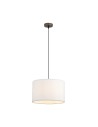 Searchlight® I Пендел Chelsea, метална лате с плюшен абажур I 1 x E27 - 50503LT