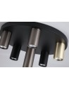 Searchlight® I Tubes плафон, черен метал, анодизиран бронз, месинг I 6 x GU10 - 50570-6BK - 3
