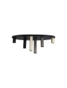 Searchlight® I Tubes плафон, черен метал, анодизиран бронз, месинг I 6 x GU10 - 50571-6BK - 2