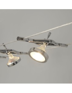 Searchlight® I Спот за шина Track & Spot LED - хромиран метал I 5 x GU5.3 - 5098-05-LED - Цена | LEDs4economy 2