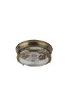 Searchlight® I Glasgow плафон - античен месинг и прозрачно стъкло I 2 x E27 - 5182AB - 2
