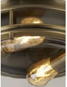 Searchlight® I Glasgow плафон - античен месинг и прозрачно стъкло I 2 x E27 - 5182AB - 3