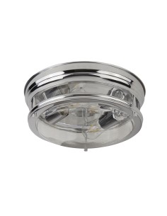 Searchlight® I Glasgow плафон - хромиран метал и прозрачно стъкло I 2 x E27 - 5182CC - Цена | LEDs4economy 2