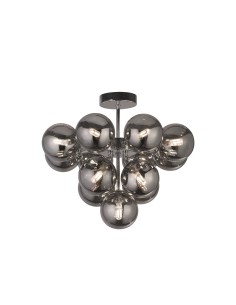Searchlight® I Berry Плафон - хромиран метал и опушено стъкло I 13 x G9 - 52131-13SM - Цена | LEDs4economy