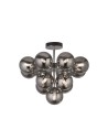 Searchlight® I Berry Плафон - хромиран метал и опушено стъкло I 13 x G9 - 52131-13SM
