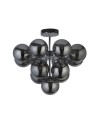 Searchlight® I Berry Плафон - хромиран метал и опушено стъкло I 13 x G9 - 52131-13SM - 2