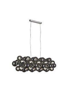 Searchlight® I Пендел Berry - хромиран метал и опушено стъкло I 25 x G9 - 52131-25SM - Цена | LEDs4economy