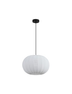 Searchlight® I Radiant Пендел, черен метал с абажур от мек текстил I 1 x E27 - 52850BK - Цена | LEDs4economy 2