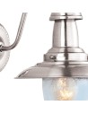 Searchlight® I Аплик Fisherman II - сатенено сребристо и прозрачно стъкло с назъбени частици I 1 x E27 - 5331-1SS - 3