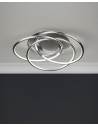 Searchlight® I Magic LED плафон - сатенено сребристо I 1 x LED - 5501SS - 5