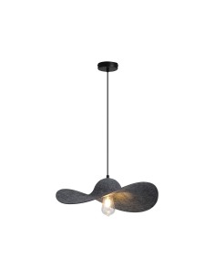 Searchlight® I Пендел Ripple, черен метал, филц I 1 x E27 - 55103BK - Цена | LEDs4economy
