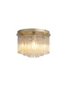 Searchlight® I Swizzle плафон, златист метал с пръчици за шампанско I 5 x E14 - 55620-320CP
