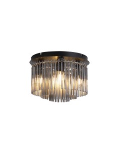 Searchlight® I Swizzle плафон, матово черен метал с опушени пръчици I 5 x E14 - 55620-320SM - Цена | LEDs4economy