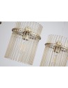 Searchlight® I Пендел Swizzle Bar, злато с пръчици за шампанско I 4 x E27 - 55620-4CP - 3