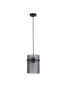 Searchlight® I Пендел Swizzle, матово черен метал с опушени пръчки I 1 x E27 - 55620SM - Цена | LEDs4economy 2