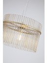 Searchlight® I Пендел Swizzle, злато с пръчици за шампанско I 1 x E27 - 55621CP - 3